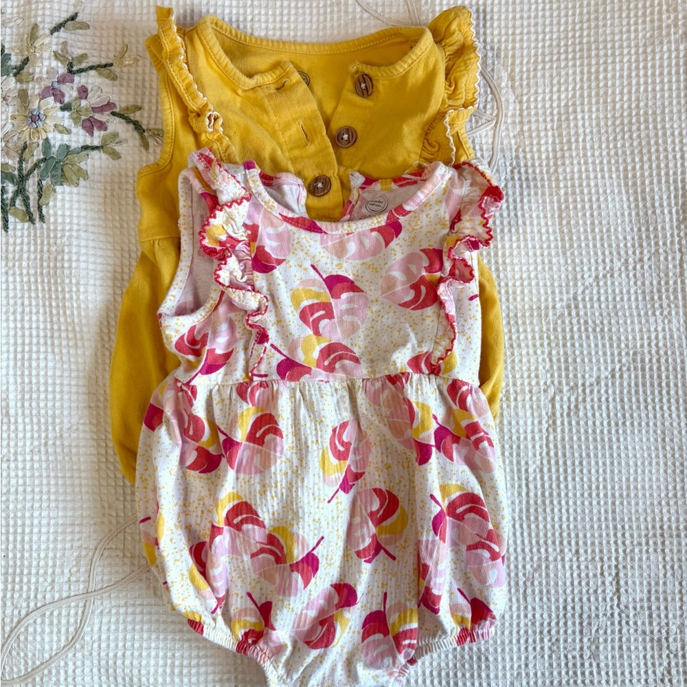 Wonder Nation baby Rompers